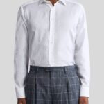 ROMA COTTON SHIRT WITH JACQUARD