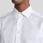 ROMA COTTON SHIRT WITH JACQUARD