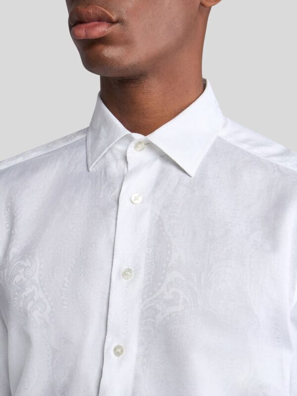 ROMA COTTON SHIRT WITH JACQUARD