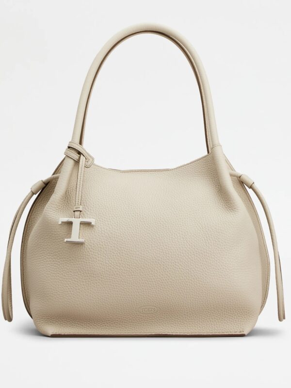 MEDIUM BUCKET BAG IN LEATHER