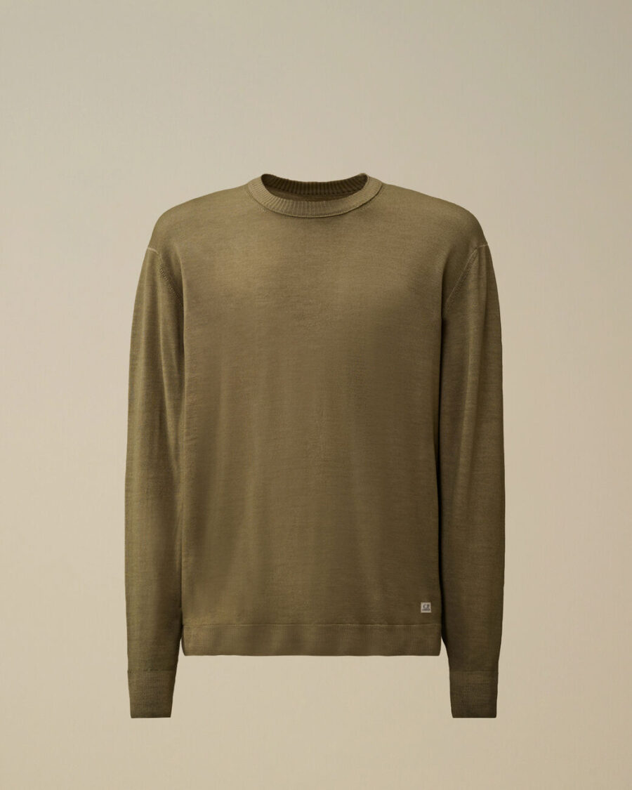 MERINO WOOL CREWNECK SWEATER
