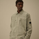 CORDUROY LENS ZIPPED OVERSHIRT