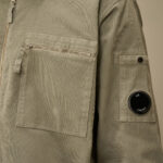 CORDUROY LENS ZIPPED OVERSHIRT