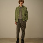 DIAGONAL FLEECE TRACKPANTS