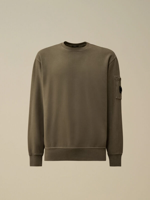 DIAGONAL FLEECE SWEATSHIRT