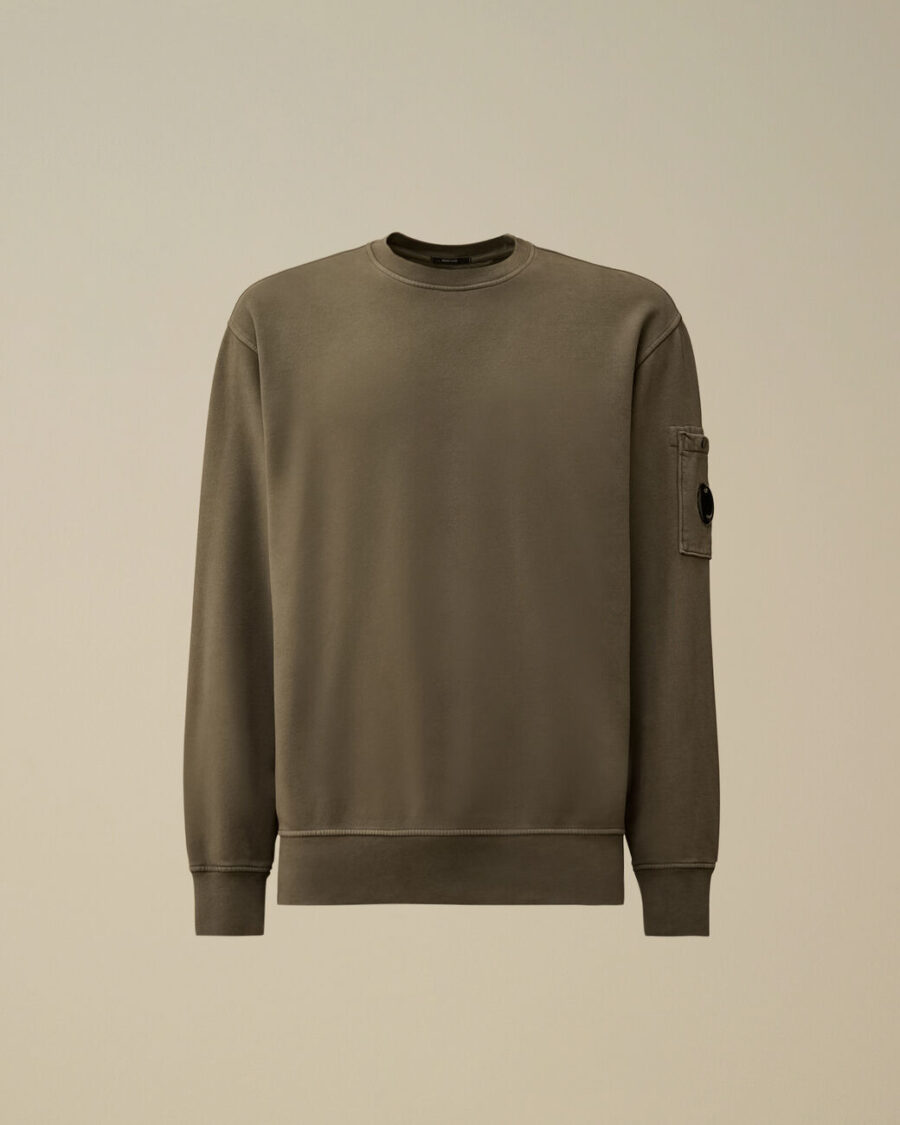 DIAGONAL FLEECE SWEATSHIRT