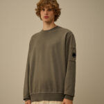 DIAGONAL FLEECE SWEATSHIRT