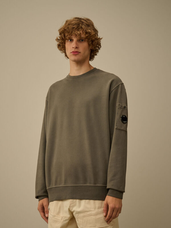 DIAGONAL FLEECE SWEATSHIRT