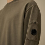 DIAGONAL FLEECE SWEATSHIRT
