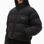 REFLECTIVE LOGO PUFFER COAT