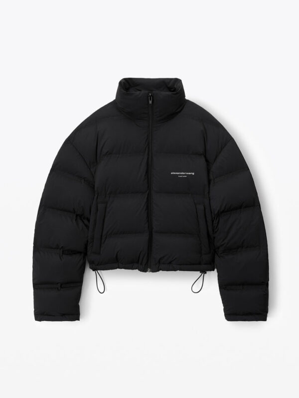 REFLECTIVE LOGO PUFFER COAT