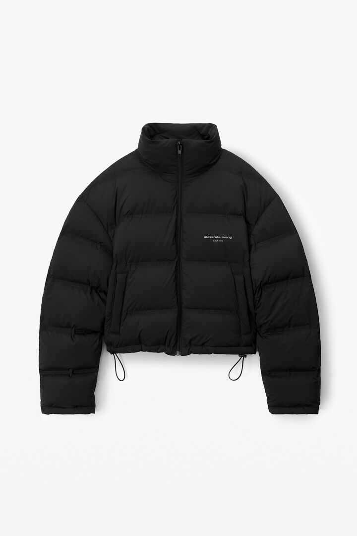 REFLECTIVE LOGO PUFFER COAT