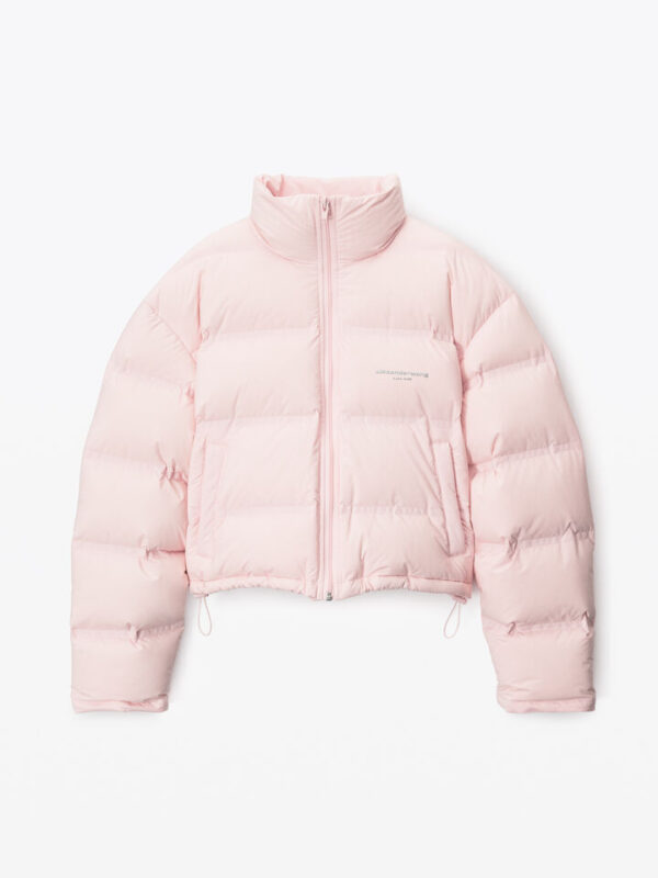 REFLECTIVE LOGO PUFFER COAT