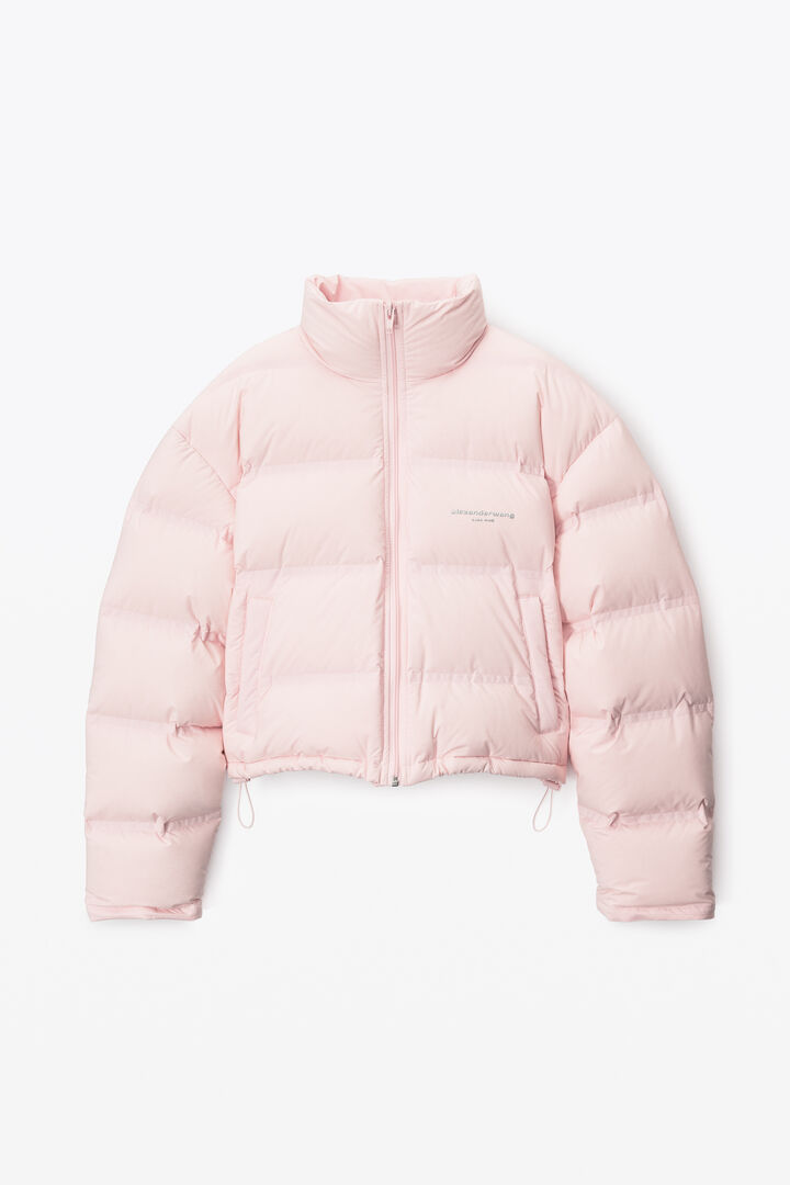 REFLECTIVE LOGO PUFFER COAT