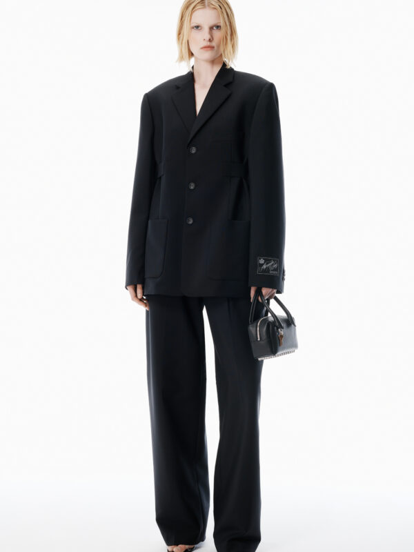 WOOL MOHAIR BLAZER