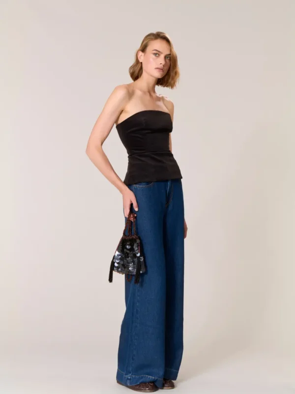 VELVET BUSTIER
