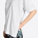 BUTTONED HEAVY COTTON TEE