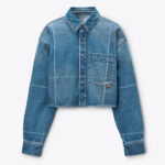 CROPPED DENIM SHIRT