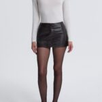 ULTA MINI AVERY LEATHER SKIRT