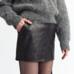 ADU MINI SKIRT IN LEATHER