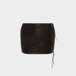 ADU MINI SKIRT IN LEATHER