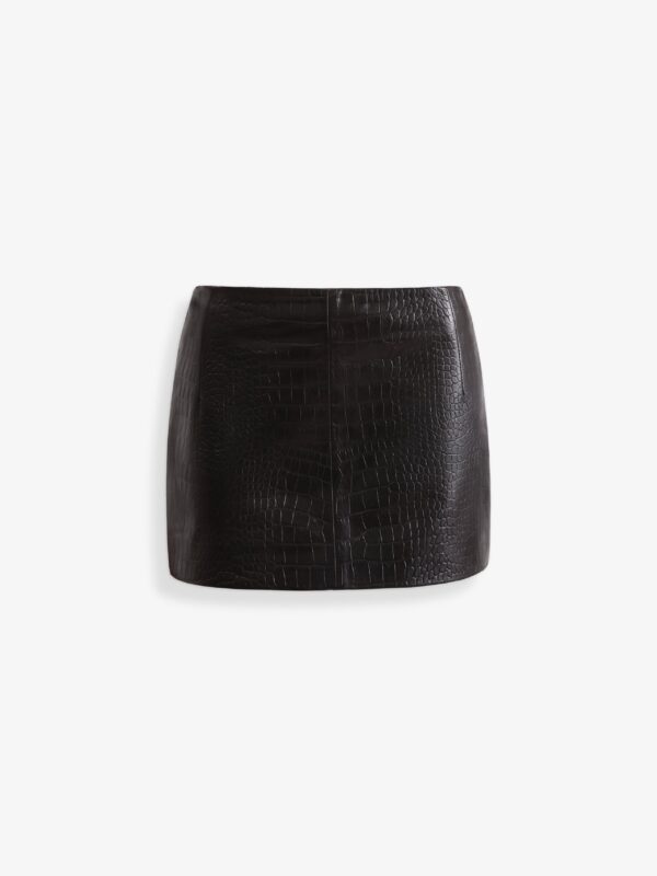 ULTA MINI AVERY LEATHER SKIRT