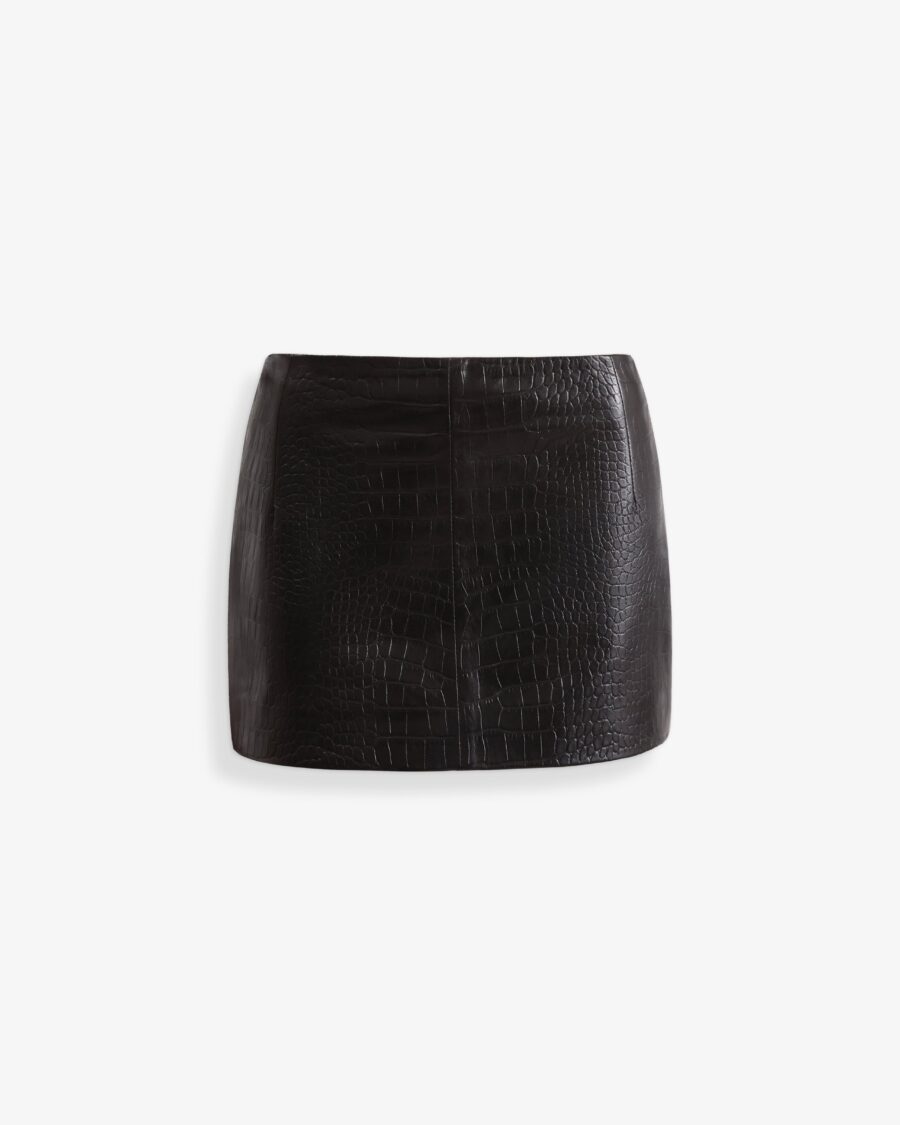 ULTA MINI AVERY LEATHER SKIRT