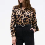 CHARLIE LEOPARD BLOUSE