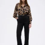 CHARLIE LEOPARD BLOUSE