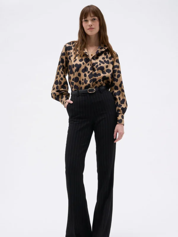 CHARLIE LEOPARD BLOUSE
