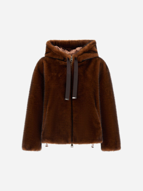 FAUX FUR BOMBER JACKET