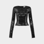 LOIDA TOP IN SEQUIN