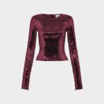 LOIDA TOP IN SEQUIN