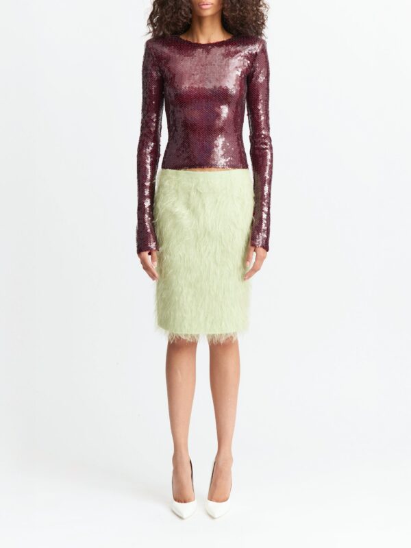 LOIDA TOP IN SEQUIN