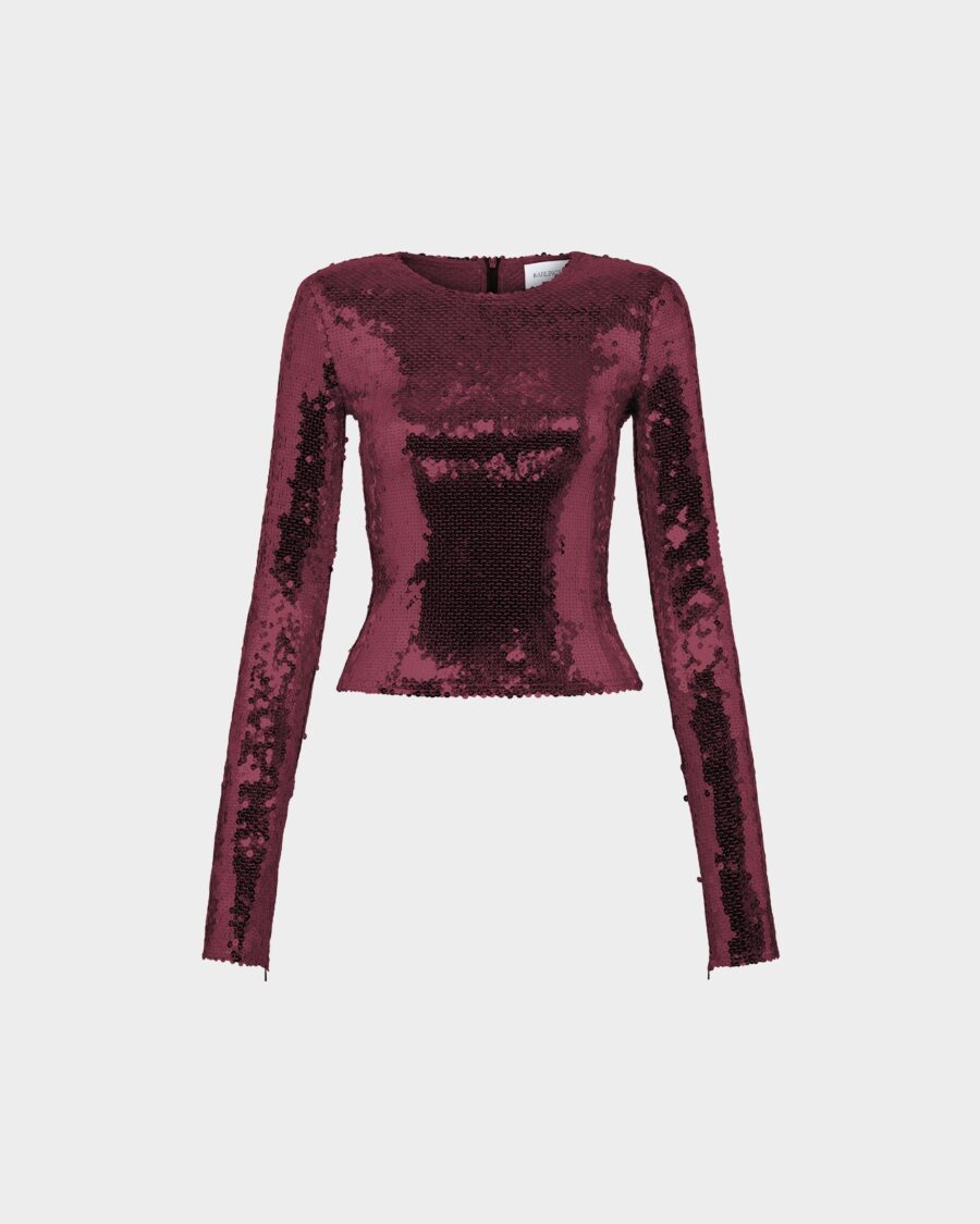 LOIDA TOP IN SEQUIN