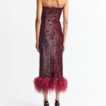 MINELLI MIDI DRESS IN SEQUIN