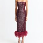 MINELLI MIDI DRESS IN SEQUIN