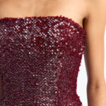 MINELLI MIDI DRESS IN SEQUIN