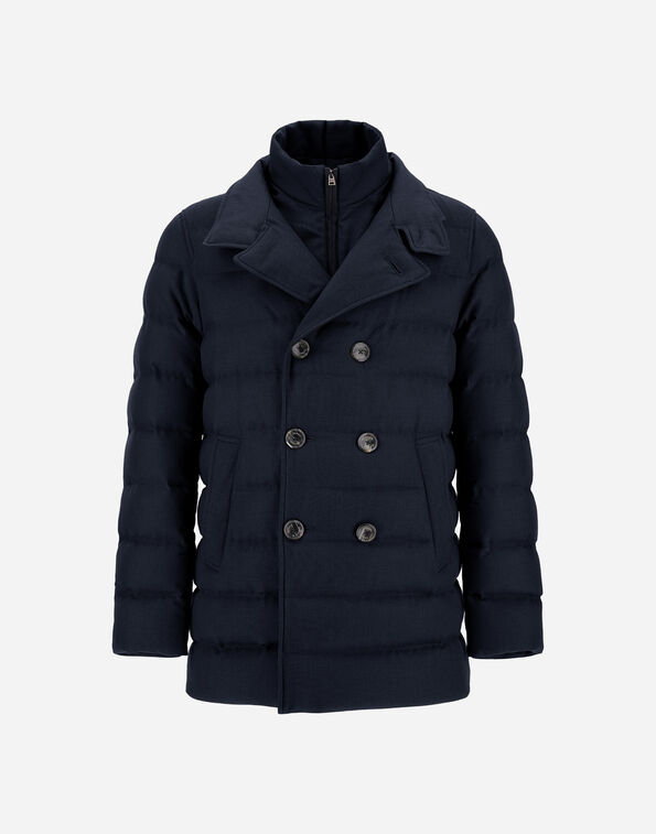 COAT IN NORFOLK WOOL BLEND