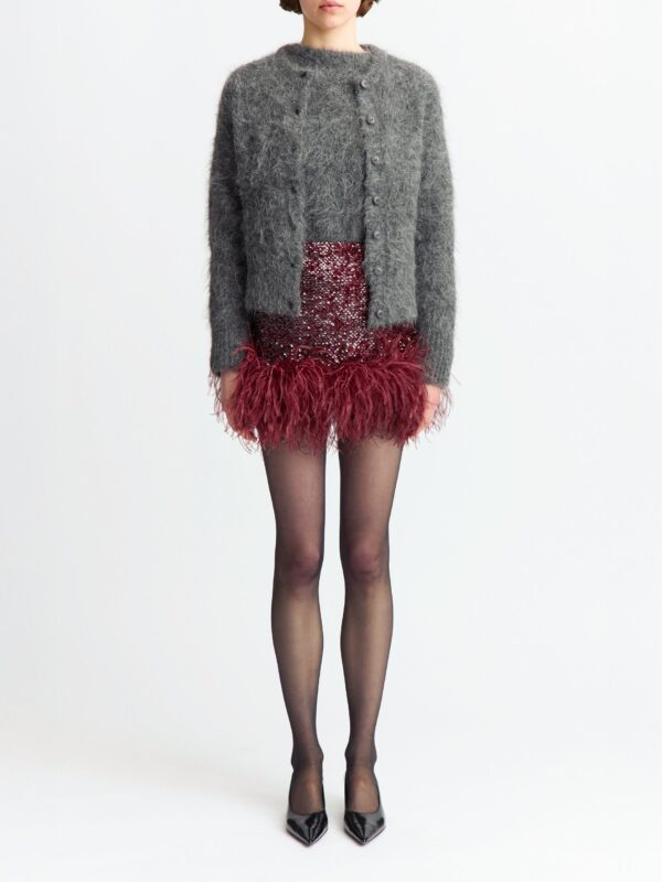 GIACI MINI SKIRT IN SEQUIN