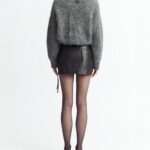 ADU MINI SKIRT IN LEATHER