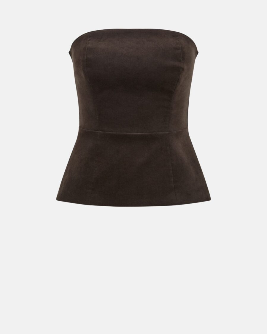VELVET BUSTIER
