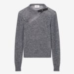 BUCKLE CUT OUT SWEATER