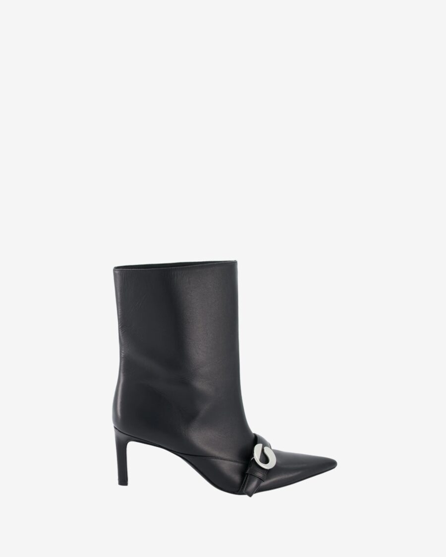 ANKLE HEELED BELT BOOTS