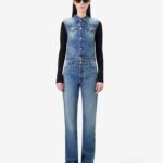 HYBRID RIB DENIM JACKET