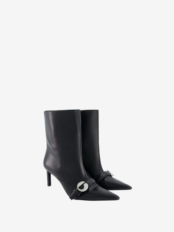 ANKLE HEELED BELT BOOTS