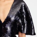 RIAURA MINI DRESS IN SEQUIN