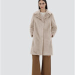 COAT IN SOFT ALTERNATIVE FUR