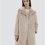 COAT IN SOFT ALTERNATIVE FUR
