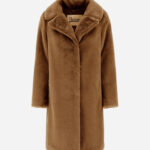 COAT IN SOFT ALTERNATIVE FUR